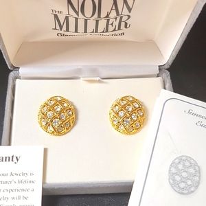 NIB Nolan Miller sunset glamour  earrings